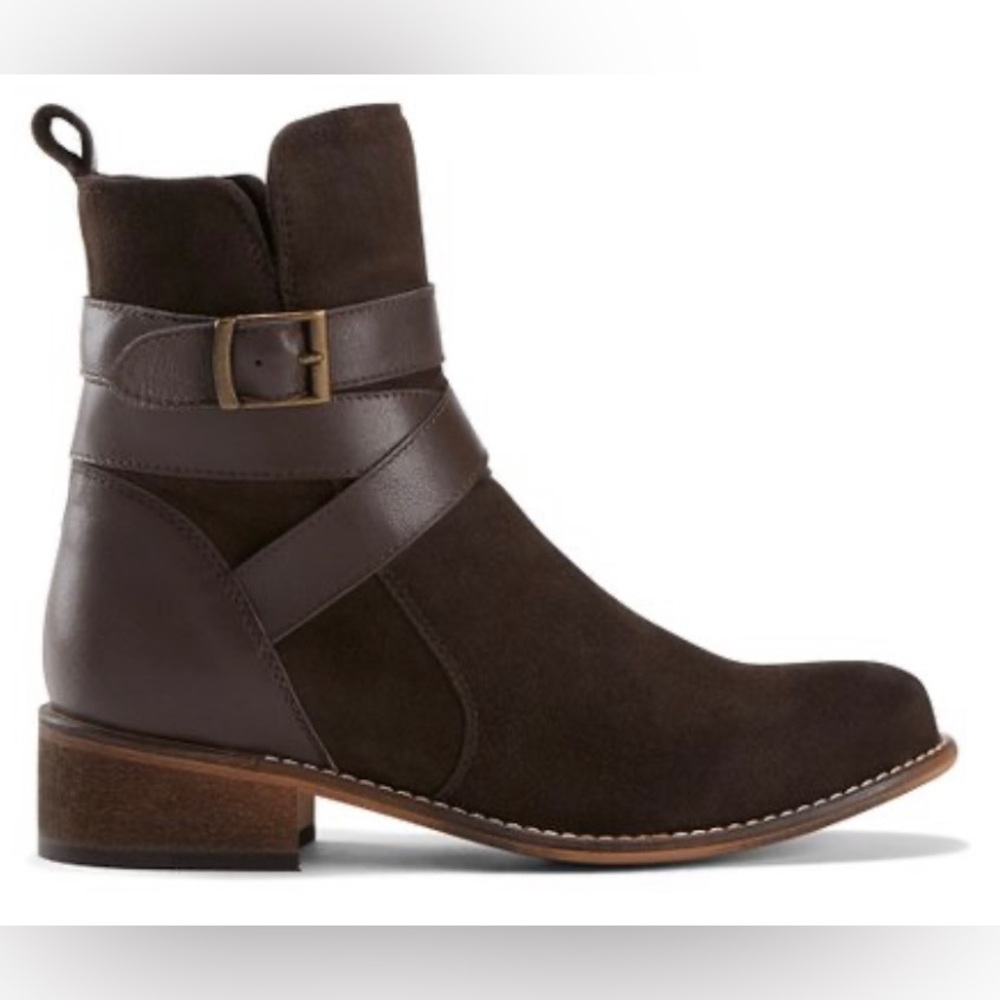 Earth Light Brown Woodland Hayley Suede Boot - Women